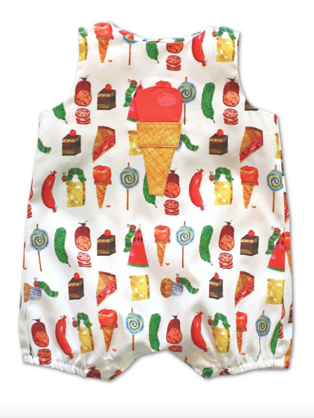 Eric Carle x Little Goodall Very Hungry Caterpillar One Scoop Romper - 9 months